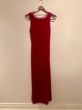 Vintage 90's Red Velvet Dress - ALGO PETITE